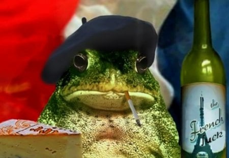 Frog Series#21  -French Cousin Frog - french cousin, 21, frog, series