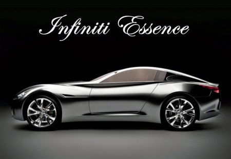 Infiniti_Essence - black, car, tires, lights