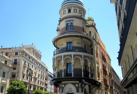 Sevilla, Spain - houses, cities, sky, atchitecture