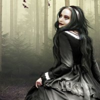 Vampire In A Forest