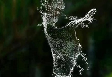 Water Statue - beauty, abstract, creative