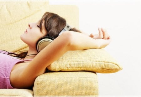 â™«â™ª Listen To The Music - music, girl, headphones, listener