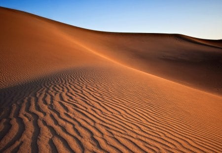 Beautiful Dunes - hill, pretty, dunes, beautiful, sand, mountain, sky