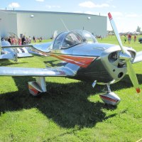 Airplane at the air show in Alberta 02