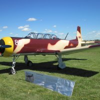 Airplane at the air show in Alberta 04