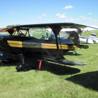 Airplane at the air show in Alberta 06