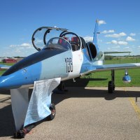 Airplane at the air show in Alberta 08