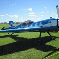 Airplane at the air show in Alberta 15