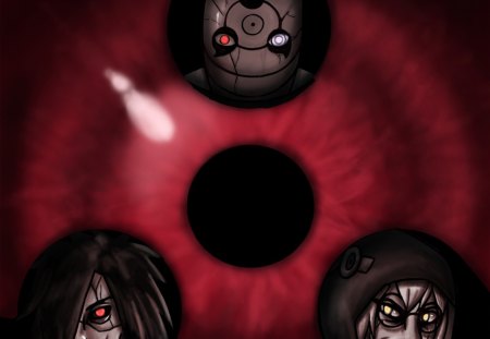 three battles - madara, tobi, kabuto, sharigan