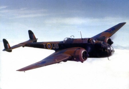 Handley-Page Hampden - royal air force, world war two, bomber aircraft, british, raf