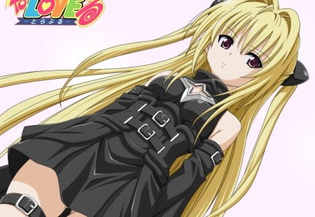 Yami - nice, black dress, blond hair, to love ru, yami, motto to love ru, beautiful girl