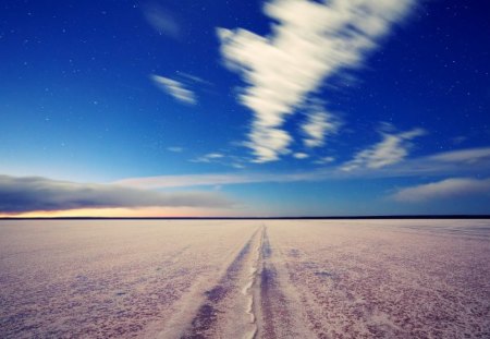 Clear Sky - sand, sky, clear, nature