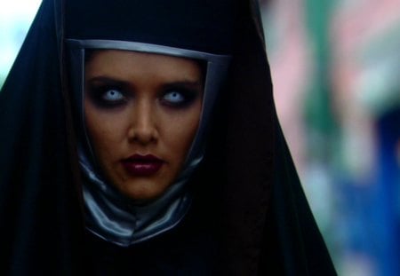 Nun - nun, species, eye, girl