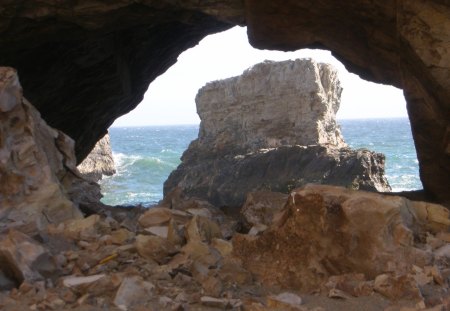 Natures Window Pacific Coastline - ocean, pacific, coastline, nature beach, rocks