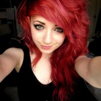 Sweety model girl with red hair