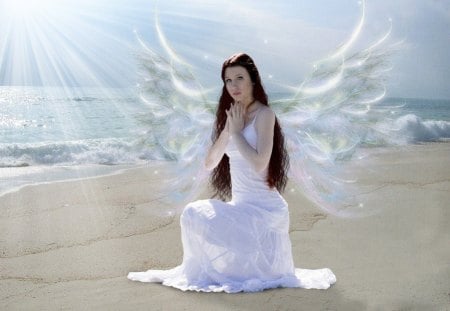 I BELIEVE IN ANGELS - fantasy, angel, gorgeous, beautiful