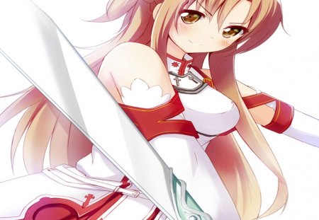 Yuki Asuna 2012 - sword art, anime, asuna, girl, beauty, new, wall