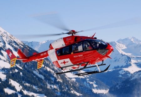 Rega Foundation Helicopter - swiss, rega, air rescue, helicopter, foundation