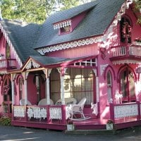 Pink Gingerbread House