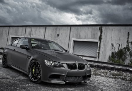 Bmw M3 coupe e92 - m3, the sky, bmw, autowerke, coupe, black, active, matte finish, e92