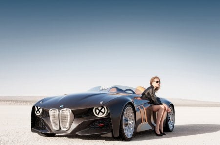 BMW 328 Hommage - hommage, bmw, sports cars, blonde, sand, carbon, carbon fiber, bmw 328, von, concept, convertible, chassis, plain, discs, sitting