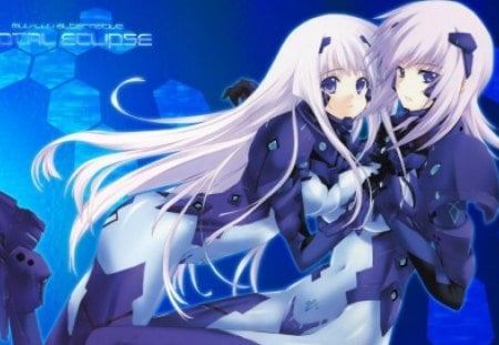 Which Sister Choose - muv luv, beauty, game, girl, wall, anime, new