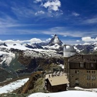 gornergrat, highest hotel in the swiss alps