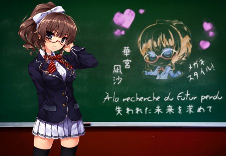 teacher - anime, girl, pretty, beautiful