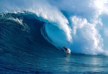 Big Wave Surfing - water, big wave, photography, surfing, waves, ocean, surfer