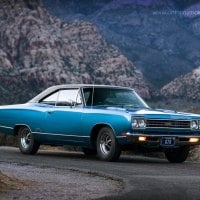 1969 plymouth GTX blue