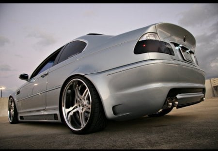 bmw 3 tuning rear - m3, bmw, car, tuning