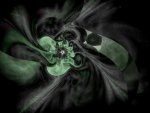 Dark green flower