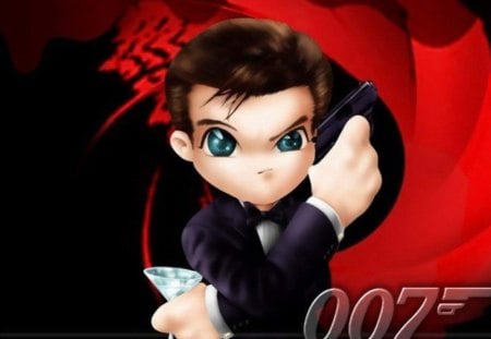 bond 007 - bond, cartoon, 007, funny