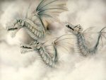 Three White Dragons