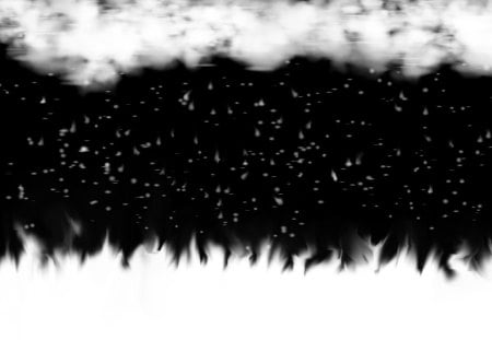 Fire and Rain - clouds, water, flame, droplets, nights, black, white, fire, rain