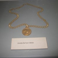 Amelia Earhart Gold Medal at the museum