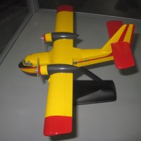 Airplane model at the museum