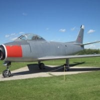 Canadair CL-13 Sabre 3 at Alberta museum 