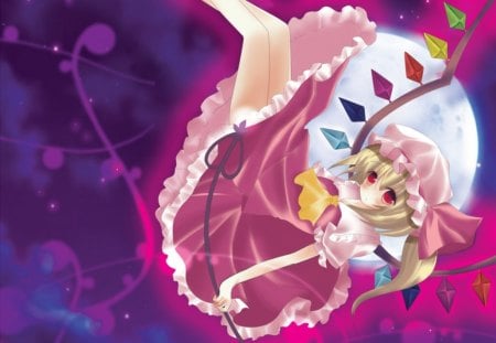 Saccubus of Moon - moon, anime, touhou, flandre, cool, new, wall