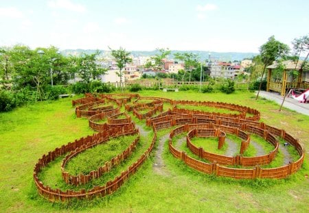 Bamboo art decoration