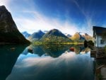 Beautiful Norway lake