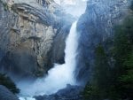 mighty yosemite waterfall