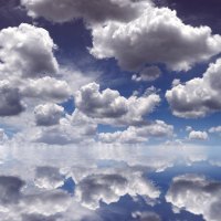 clouds under clouds