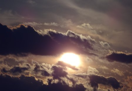 Sky - sky, sunset, sun, clouds