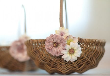 Rustic Flower Girl Basket for Wedding - wedding, girl, delicate, fashion, basket, lovely, entertainment, sweet, rustic, flower