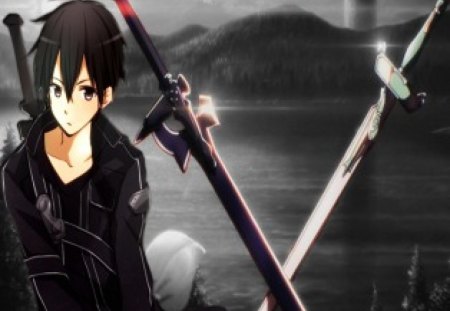 Scavenge Slay Survive - Kirigaya Kazuto - art, death, sword, black