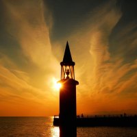 Lighthouse Horizon Sunset