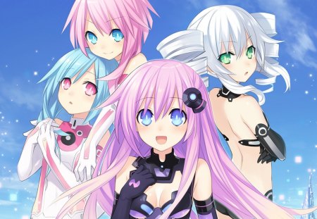 Hyperdimension Neptunia - girl, hyperdimension neptunia, anime, young