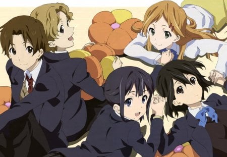 friends - anime, wallpaper, kokoro connect, other