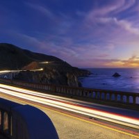 Bridge over a Sea Sunset